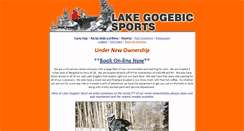Desktop Screenshot of lakegogebicsportcenter.com